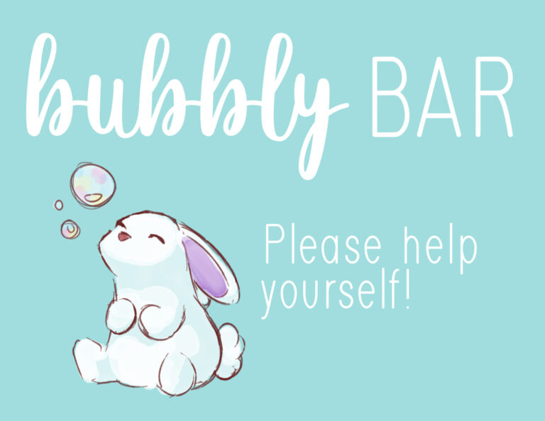 Bubbly Bar Sign